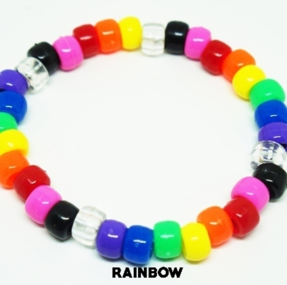 Bundle! Rave Kandi Single Beaded Bracelets in Multiple Colors - Picture 2 of 6